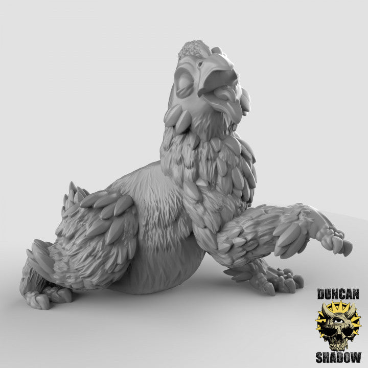 Squirrel Bard Riding Chickenbear