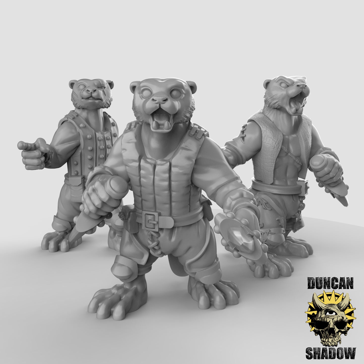 Otter Folk Warriors