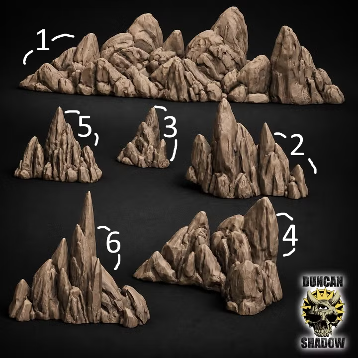 Rock Formations - Spiked