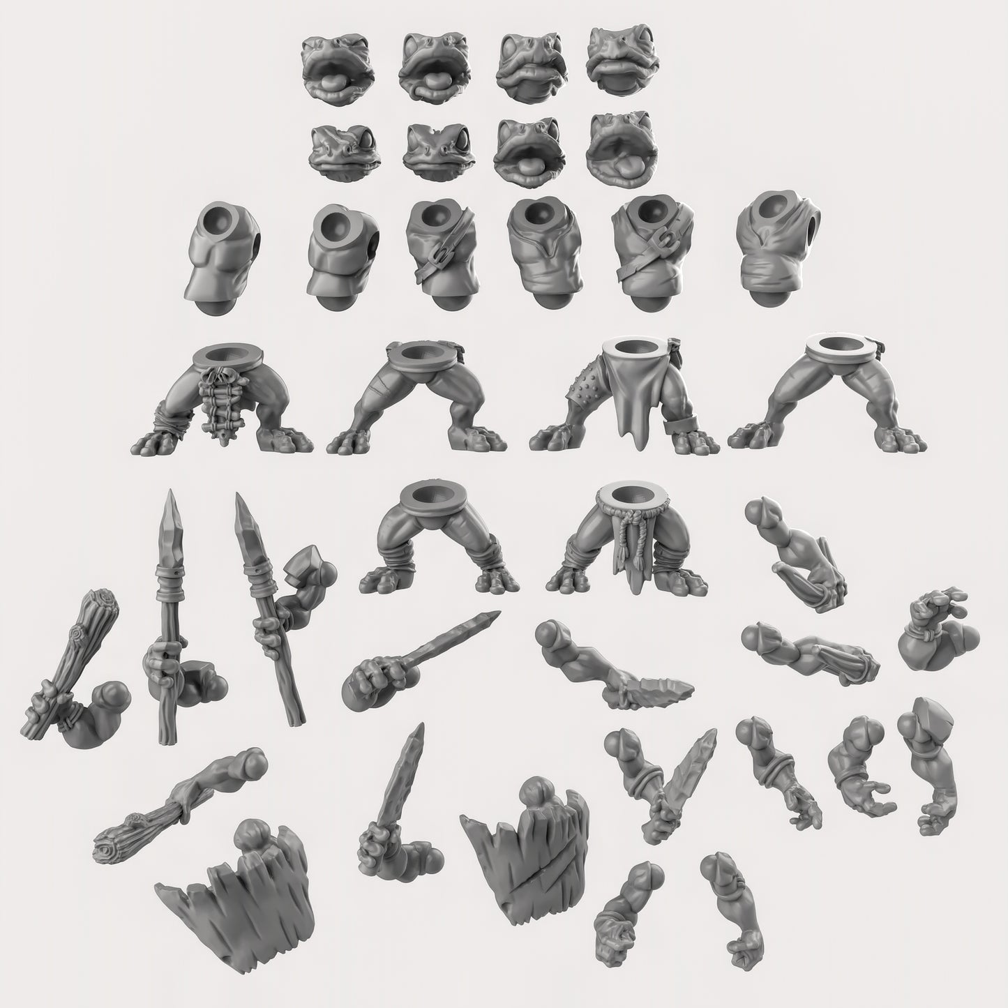 Frog Folk Warriors/Boggards