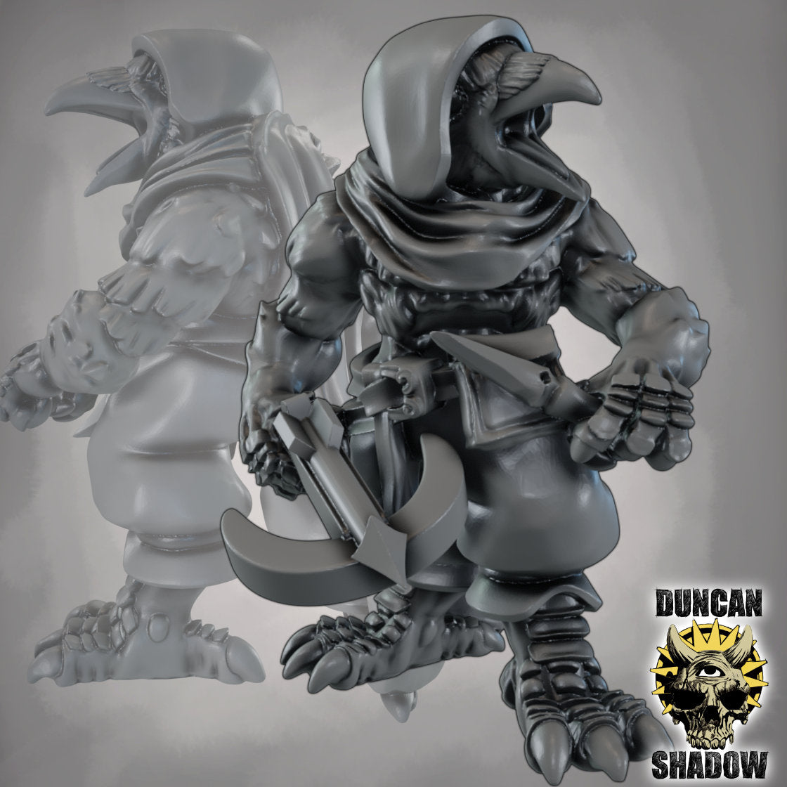 Crow Folk with Hand Crossbows