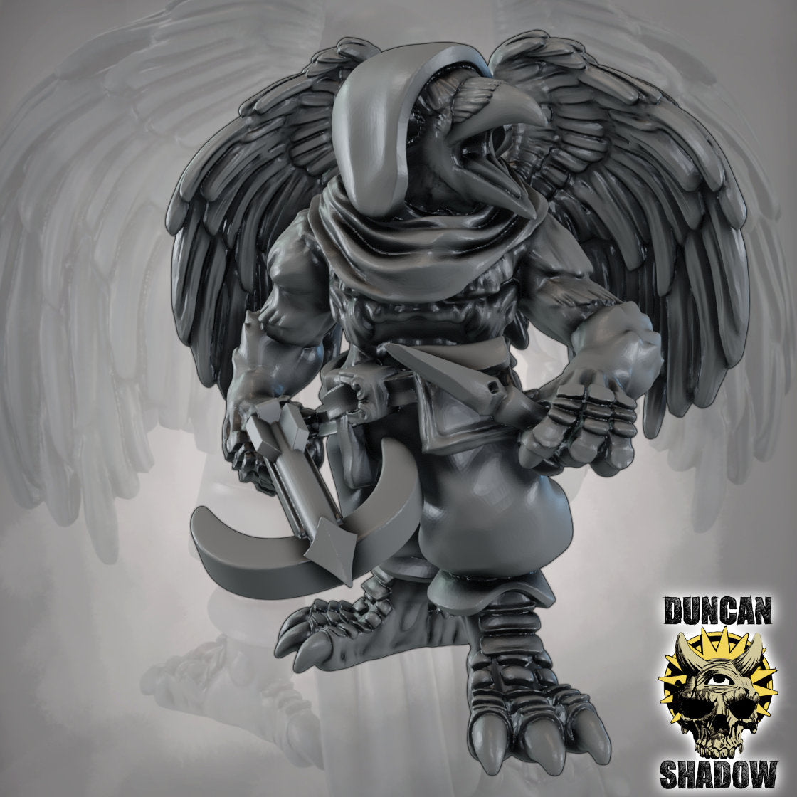 Crow Folk with Hand Crossbows