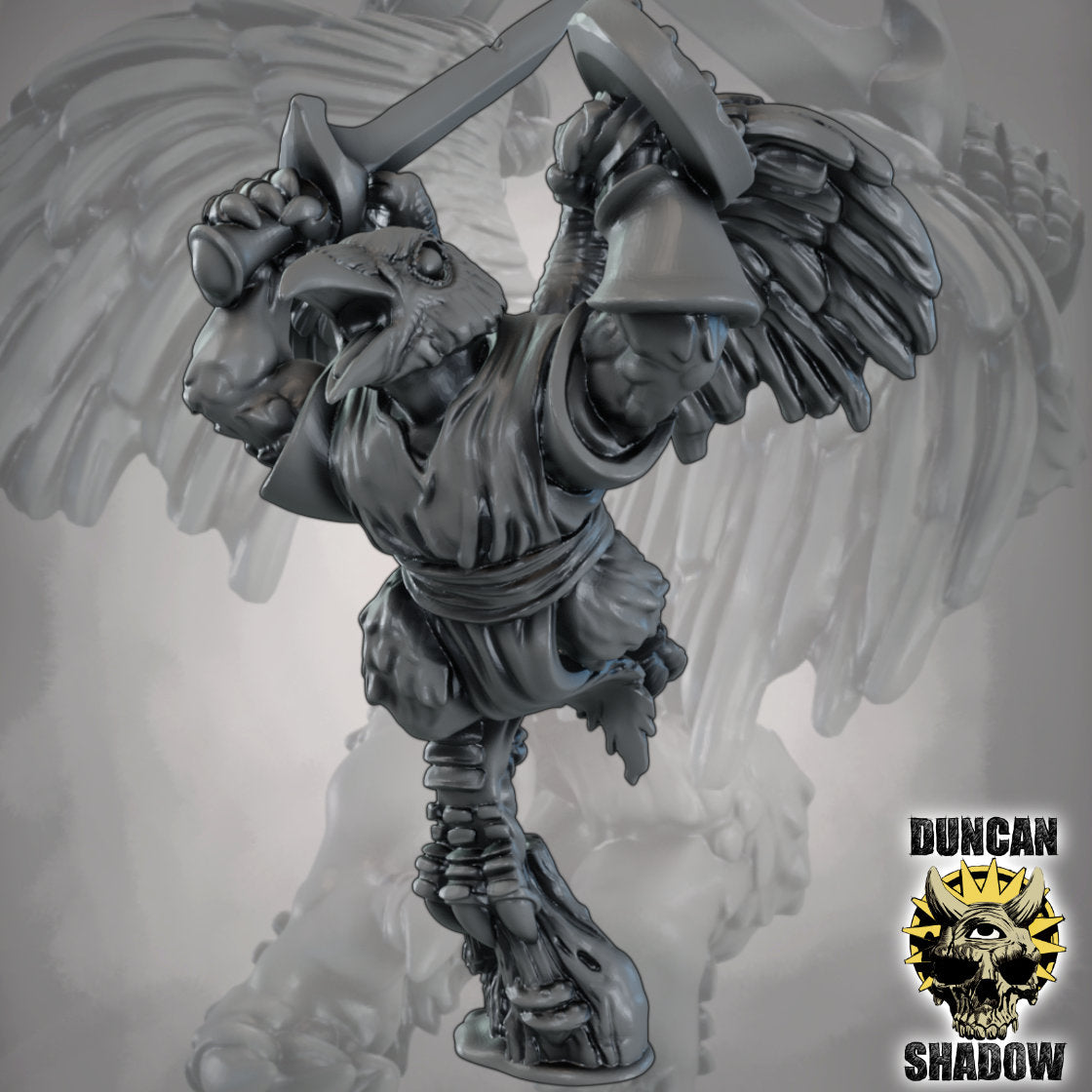 Crow Folk with Swords