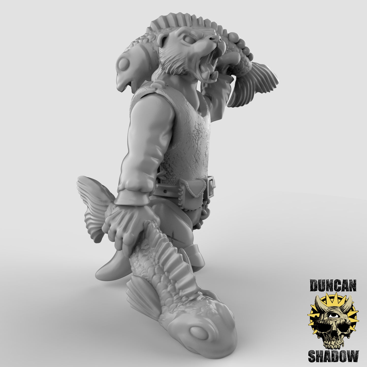 Otter folk with Fish clubs